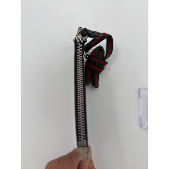 GGC102: Gucci GG Supreme Kingsnake print lanyard coin case card holder - Picture 4 of 5